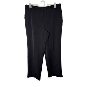 Vintage Classic Black Trousers by Prophecy Size 18‎